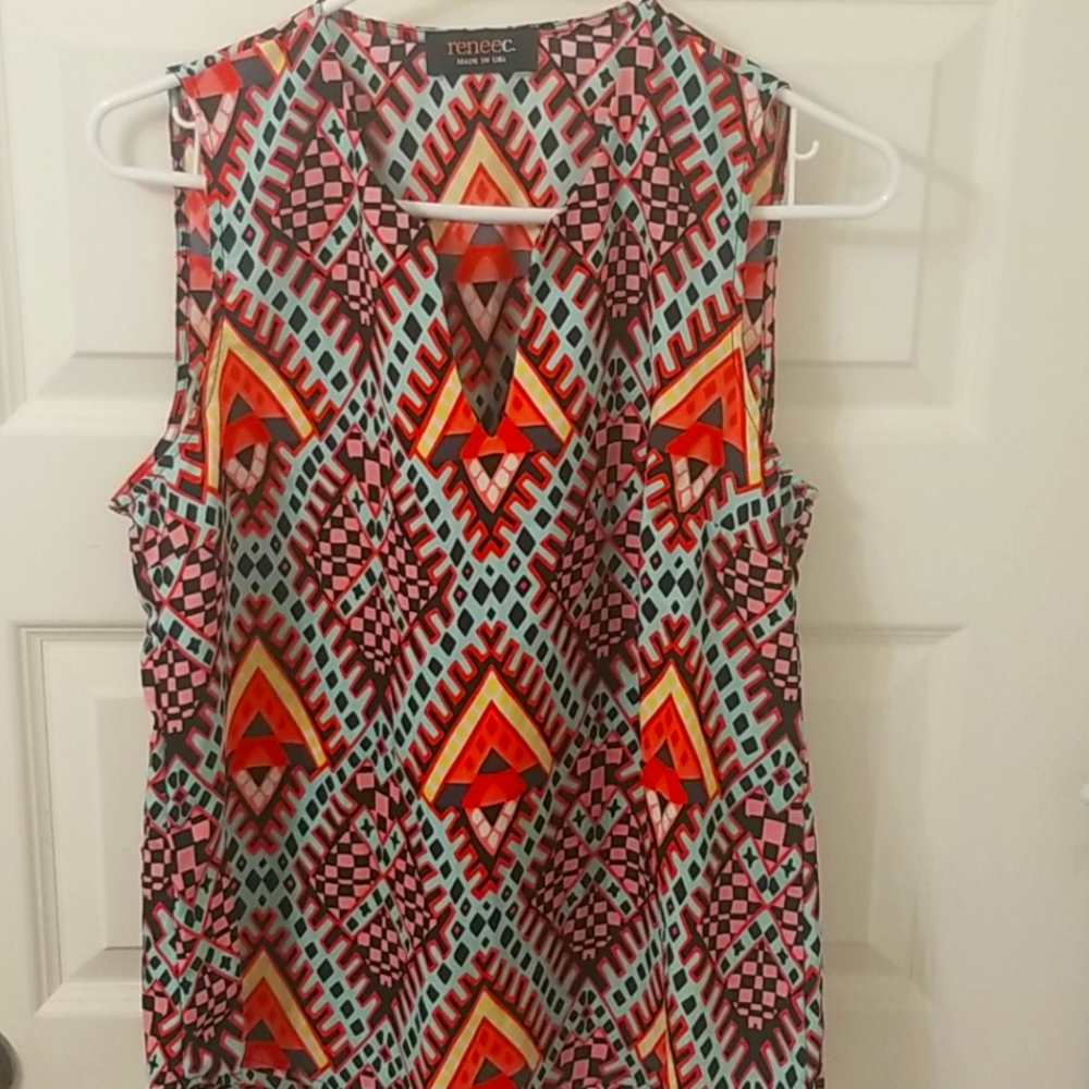 Stitch Fix Renee C. Jensine Split Neck Blouse